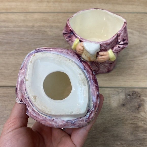 Antique Majolica Monk Tabacco‎ Jar Humidor - Picture 10 of 13